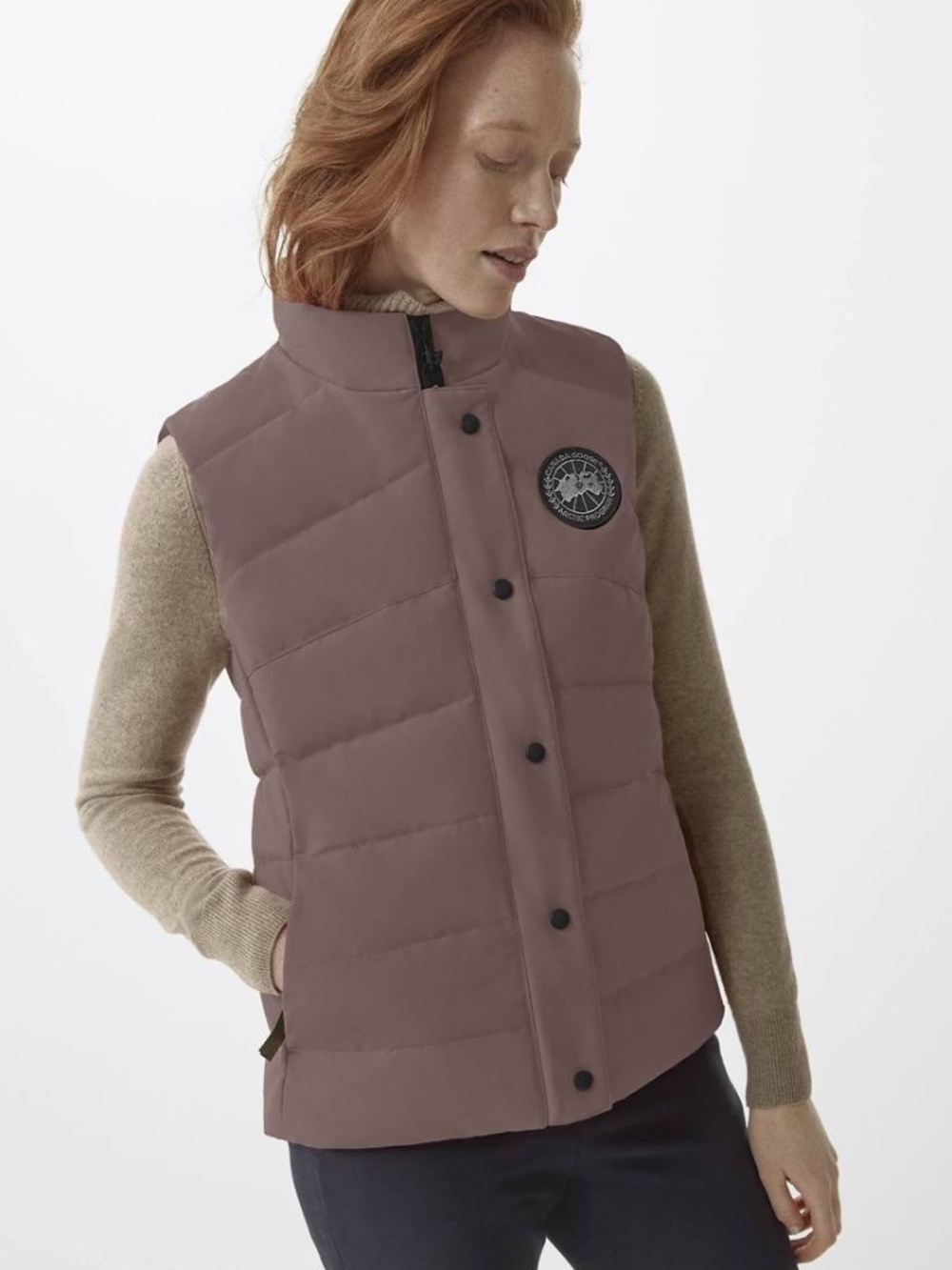 NWOT Canada Goose Freestyle Vest In Twilight Mauve Women's XL Like NEW Authentic